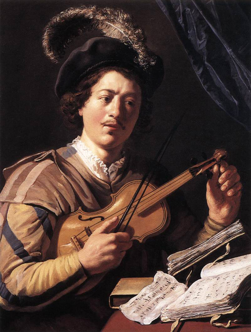the violin player